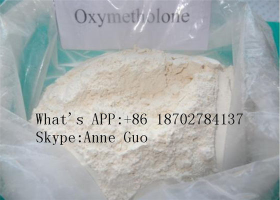 Oxymetholone cristallin blanc saupoudrent CAS 434-07-1 pour les muscles de gain