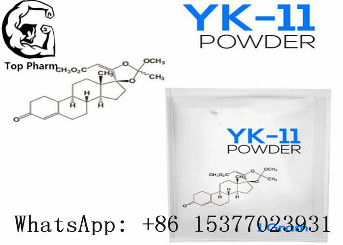 Muscles gagnant la poudre solide blanche de pureté de la poudre 1370003-76-1 99% de YK 11